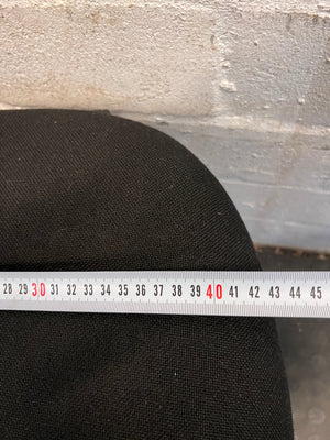 Black Highback Office Armchair on Wheels(Hydraulics Not Working)