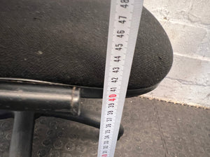 Black Highback Office Armchair on Wheels(Hydraulics Not Working)