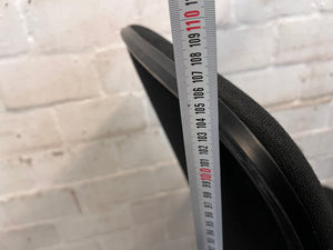 Black Highback Office Armchair on Wheels(Hydraulics Not Working)