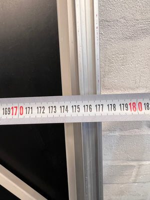 Projector Screen with Angle Brackets 180 x 180cm