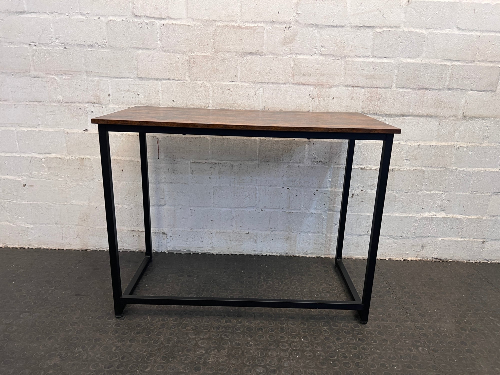 Brown Steel Frame Multipurpose Desk