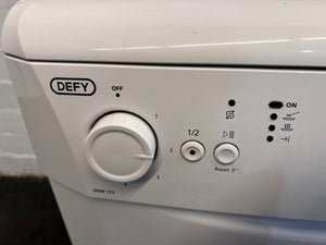 White Defy Dishwasher