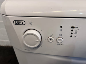 White Defy Dishwasher - REDUCED - Minor damage on base