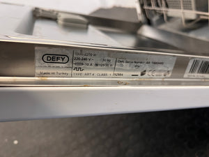 White Defy Dishwasher - REDUCED - Minor damage on base