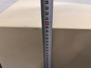 Cream Metal Three Drawer Filing Credenza - PRICE DROP