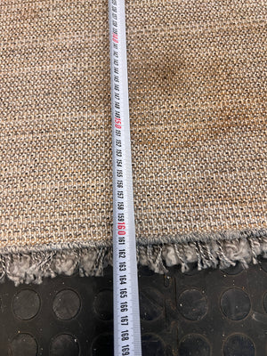 Shaggy Deluxe Beige Carpet (164cm x 234cm / Marks Underneath) - PRICE DROP