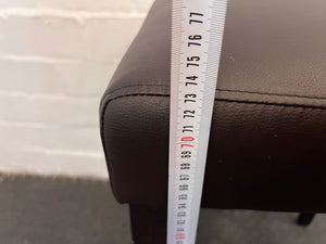 Brown Pleather Barstool - PRICE DROP