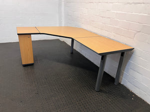 L-Shaped Desks with Credenza(LHS) - PRICE DROP