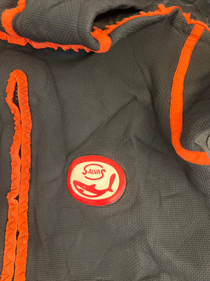 Salvas Black and Orange Wetsuit - 2ndhandwarehouse.com