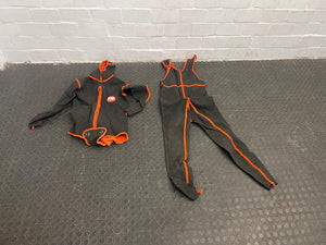 Salvas Black and Orange Wetsuit - 2ndhandwarehouse.com