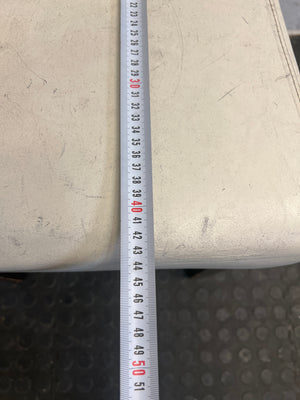 White Pleather Dining Chairs - PRICE DROP