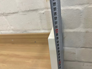 Wooden Display Shelf with White Steel Frame - REDUCED