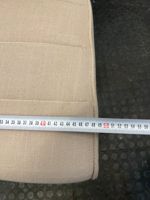 Coricraft Beige Upholstered Dining Chair with Wooden Legs - PRICE DROP