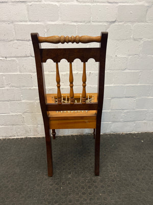 Yellow Wood Riempie Chairs (Needs to be restrung) - PRICE DROP