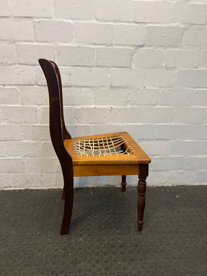 Yellow Wood Riempie Chairs (Needs to be restrung) - PRICE DROP