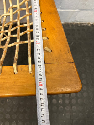 Yellow Wood Riempie Chairs (Needs to be restrung) - PRICE DROP