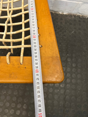 Yellow Wood Riempie Chairs (Needs to be restrung) - PRICE DROP