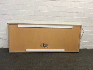 Green Headboard with Lights (Height 85.5cm) x (Width: 200.5cm) - REDUCED - 2ndhandwarehouse.com
