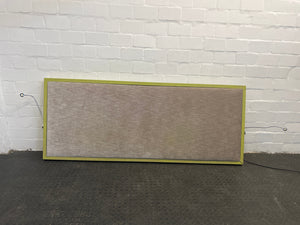 Green Headboard with Lights (Height 85.5cm) x (Width: 200.5cm) - REDUCED - 2ndhandwarehouse.com