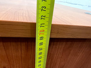 Wooden Office Desk with Scratches (Width: 120cm) (Height: 71.5cm)