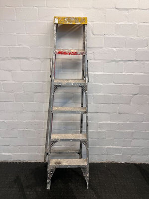 Aluminium Folding Work Ladder (with Paint Marks)