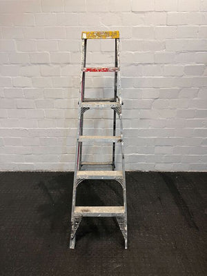 Aluminium Folding Work Ladder (with Paint Marks)