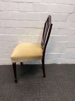 Shield & Wheat Sheaf Carved Chippendale Styled Dining Room Chairs - 2ndhandwarehouse.com