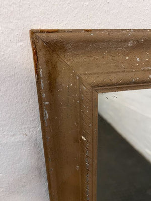 Large Mirror with Wooden Frame (Width: 103cm) (Height: 133.5cm)