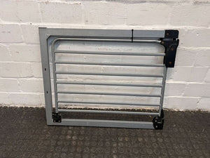 Small Steel Baby Gate with Black Bolted Handles (Width: 79cm) (Height: 62.5cm)