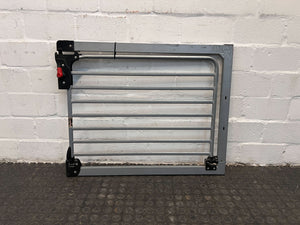 Small Steel Baby Gate with Black Bolted Handles (Width: 79cm) (Height: 62.5cm)