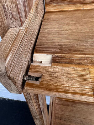 Coriocraft Palma Wood Leaning Desk/Three Tier Bookshelf Combo - REDUCED