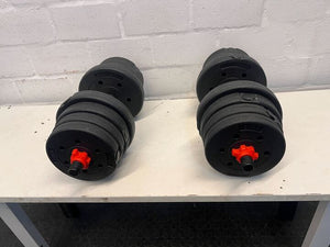 Black Weight Dumbbells (15KG) - 2ndhandwarehouse.com