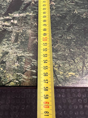 Nature River Stream Photo Print in Wooden Frame (Damaged) (Width: 88cm) (Height: 58cm) - 2ndhandwarehouse.com