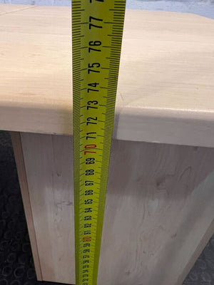 Light Brown L-Shaped Wooden Desk with Two Drawers (Width: 171cm)(Height: 73cm) - PRICE DROP