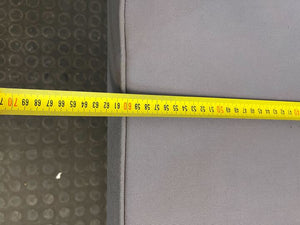 Wooden Bench Seater Couch with Two Upholstered Seating Cushions - 2ndhandwarehouse.com