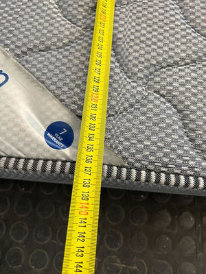 DecoFurn Deco Surpreme Gray Double Mattress (Minor Fabric Wear) - 2ndhandwarehouse.com