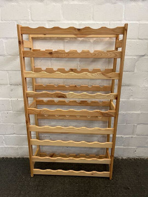 Wooden European Styled Wine Rack (Width: 70m)(Height: 119cm) - 2ndhandwarehouse.com