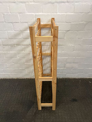 Wooden European Styled Wine Rack (Width: 70m)(Height: 119cm) - 2ndhandwarehouse.com