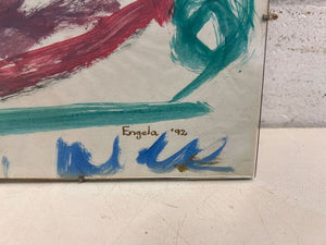 Colour Splash Homemade Painting by Engela '92 (Width: 43.5m)(Height: 31cm) - 2ndhandwarehouse.com