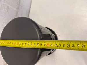 Black Plastic Pedal Bin