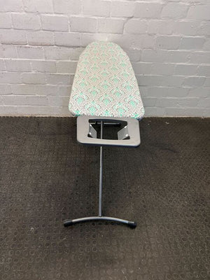 Steel Framed Ironing Board with Multicoloured Cover