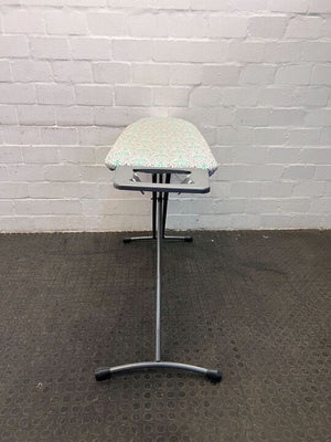 Steel Framed Ironing Board with Multicoloured Cover