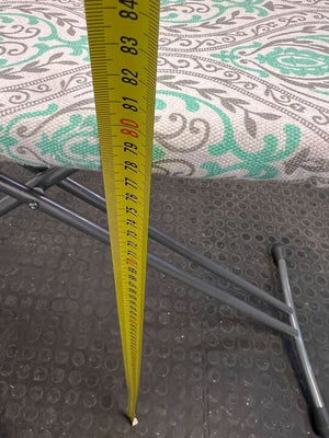 Steel Framed Ironing Board with Multicoloured Cover