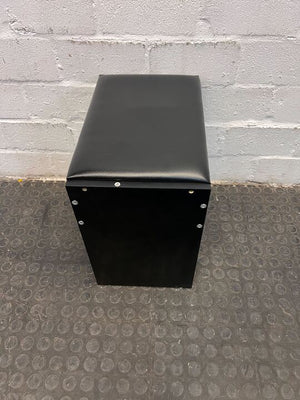 Black German Studded Dressing Chair