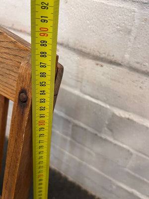 Light Brown Foldable Wooden Patio Chair