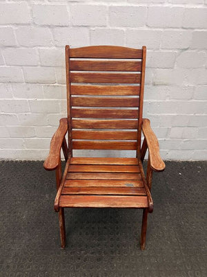 Outdoor Relaxing Wooden Patio Chair