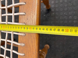 Riempie Wooden Dining Chair (Repaired) - PRICE DROP - 2ndhandwarehouse.com