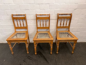 Riempie Old Fashioned Style Dining Room Chairs - PRICE DROP - 2ndhandwarehouse.com