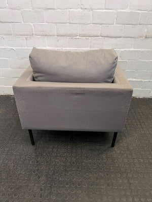 George & Mason Gray Habitat Arm Chair