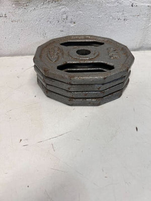Trojan 1KG Weight Lift Disks (Rusted)
